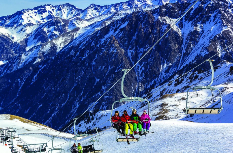 Shymbulak Ski Resort, Almaty Region, Kazakhstan
